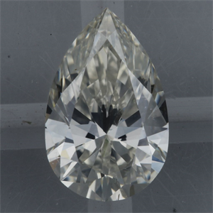 Picture of Natural Diamond 0.76 Carats, Pear with  Cut, I Color, SI2 Clarity and Certified by GIA