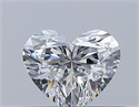 Natural Diamond 0.34 Carats, Heart with  Cut, E Color, VVS2 Clarity and Certified by GIA