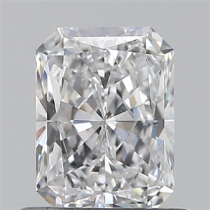 Foto Diamante Natural 0.70 quilates, Radiante , Color D, claridad SI1 y certificado GIA de