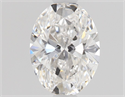 Natural Diamond 0.51 Carats, Oval with  Cut, F Color, SI1 Clarity and Certified by GIA