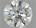 Natural Diamond 0.50 Carats, Round with Excellent Cut, H Color, VVS1 Clarity and Certified by IGI