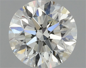 Picture of Natural Diamond 0.50 Carats, Round with Excellent Cut, H Color, VVS1 Clarity and Certified by IGI
