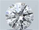 Natural Diamond 0.70 Carats, Round with Excellent Cut, G Color, VVS2 Clarity and Certified by GIA