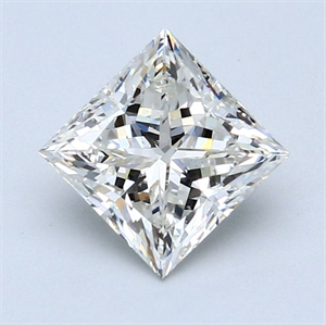 Foto Diamante Natural 2.02 quilates, Princesa , Color H, claridad SI1 y certificado GIA de