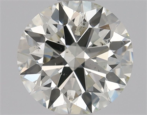 Picture of Natural Diamond 0.70 Carats, Round with Excellent Cut, L Color, SI2 Clarity and Certified by GIA