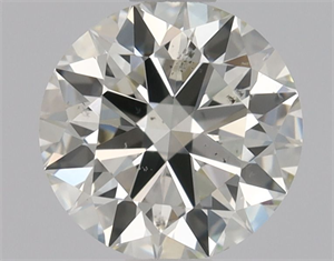 Picture of Natural Diamond 0.70 Carats, Round with Excellent Cut, L Color, SI2 Clarity and Certified by GIA