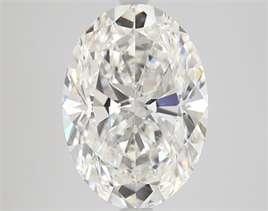 Picture of Natural Diamond 4.02 Carats, Oval with  Cut, G Color, SI1 Clarity and Certified by GIA