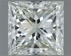 Picture of Natural Diamond 1.52 Carats, Princess with  Cut, I Color, VS1 Clarity and Certified by IGI
