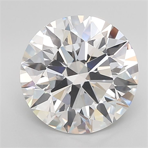 Picture of Lab Grown Diamond 9.00 Carats, Round with Ideal Cut, F Color, VVS2 Clarity and Certified by IGI