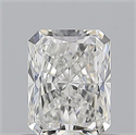 Natural Diamond 0.82 Carats, Radiant with  Cut, G Color, VVS1 Clarity and Certified by GIA