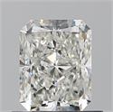 Natural Diamond 0.80 Carats, Radiant with  Cut, I Color, VVS2 Clarity and Certified by GIA