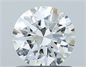 Natural Diamond 0.88 Carats, Round with Excellent Cut, E Color, VS2 Clarity and Certified by GIA