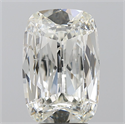 Natural Diamond 4.01 Carats, Cushion with  Cut, J Color, SI1 Clarity and Certified by GIA
