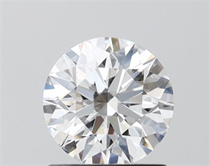Picture of Lab Grown Diamond 1.03 Carats, Round with Ideal Cut, D Color, VVS2 Clarity and Certified by IGI
