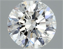 Diamante Natural 0.45 quilates, Redondo , Color F, claridad IF y certificado GIA