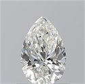 Diamante Natural 0.72 quilates, De pera , Color I, claridad VVS1 y certificado GIA