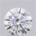 Lab Grown Diamond 1.51 Carats, Round with Ideal Cut, D Color, VVS2 Clarity and Certified by IGI
