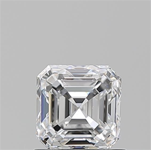 Foto Diamante Natural 0.90 quilates, Asscher , Color D, claridad SI1 y certificado GIA de