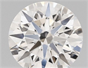 Lab Grown Diamond 1.38 Carats, Round with Ideal Cut, D Color, VVS2 Clarity and Certified by IGI