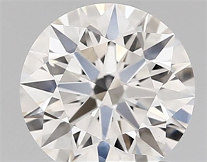 Picture of Lab Grown Diamond 1.38 Carats, Round with Ideal Cut, D Color, VVS2 Clarity and Certified by IGI