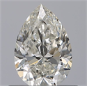 Natural Diamond 0.52 Carats, Pear with  Cut, F Color, IF Clarity and Certified by IGI