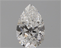 Natural Diamond 0.41 Carats, Pear with  Cut, E Color, VVS2 Clarity and Certified by GIA