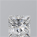 Natural Diamond 1.01 Carats, Princess with  Cut, E Color, VVS1 Clarity and Certified by GIA