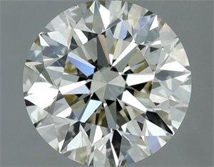Picture of Natural Diamond 1.02 Carats, Round with Excellent Cut, L Color, VS1 Clarity and Certified by IGI