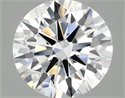Lab Grown Diamond 2.09 Carats, Round with Ideal Cut, D Color, VVS2 Clarity and Certified by IGI