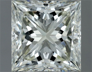 Picture of Natural Diamond 1.00 Carats, Princess with  Cut, K Color, VVS1 Clarity and Certified by IGI