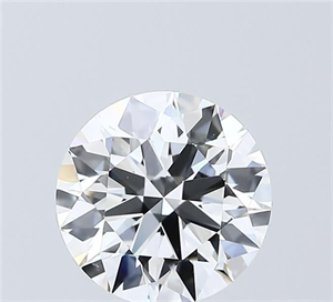 Picture of Lab Grown Diamond 2.05 Carats, Round with Ideal Cut, D Color, VVS1 Clarity and Certified by IGI