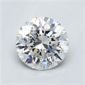 Natural Diamond 1.20 Carats, Round with Very Good Cut, D Color, SI2 Clarity and Certified by GIA