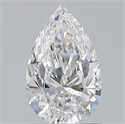Diamante Natural 0.70 quilates, De pera , Color D, claridad VVS1 y certificado GIA