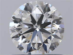 Picture of Natural Diamond 0.70 Carats, Round with Very Good Cut, D Color, IF Clarity and Certified by GIA