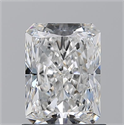 Natural Diamond 1.21 Carats, Radiant with  Cut, F Color, VS2 Clarity and Certified by GIA