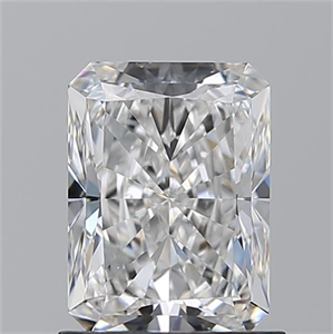 Picture of Natural Diamond 1.21 Carats, Radiant with  Cut, F Color, VS2 Clarity and Certified by GIA