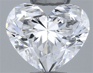 Picture of Natural Diamond 0.40 Carats, Heart with  Cut, D Color, VS1 Clarity and Certified by GIA