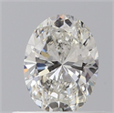 Diamante Natural 0.43 quilates, Ovalado , Color H, claridad SI1 y certificado GIA