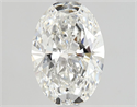 Natural Diamond 1.13 Carats, Oval with  Cut, F Color, IF Clarity and Certified by GIA