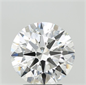 Lab Grown Diamond 3.10 Carats, Round with Ideal Cut, F Color, VVS2 Clarity and Certified by IGI