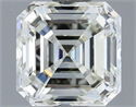 Diamante Natural 1.01 quilates, Asscher , Color J, claridad VVS1 y certificado IGI