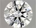 Natural Diamond 0.70 Carats, Round with Excellent Cut, J Color, SI1 Clarity and Certified by GIA