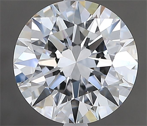 Picture of Natural Diamond 2.03 Carats, Round with Excellent Cut, F Color, IF Clarity and Certified by GIA