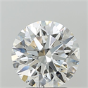 Lab Grown Diamond 3.03 Carats, Round with Ideal Cut, F Color, VS1 Clarity and Certified by IGI
