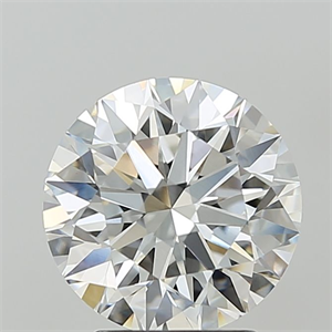 Picture of Lab Grown Diamond 3.03 Carats, Round with Ideal Cut, F Color, VS1 Clarity and Certified by IGI