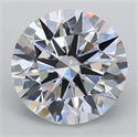 Del inventario de diamantes de laboratorio, 1.58 quilates, Redondo , Color D, claridad VVS2 y certificado IGI