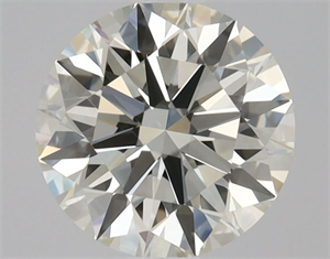 Picture of Natural Diamond 0.70 Carats, Round with Excellent Cut, L Color, VS1 Clarity and Certified by GIA
