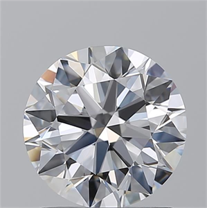 Picture of Natural Diamond 1.50 Carats, Round with Excellent Cut, D Color, VVS2 Clarity and Certified by GIA