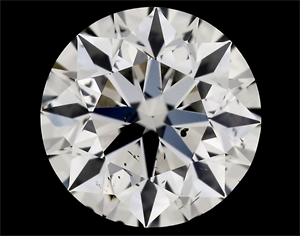 Picture of Natural Diamond 0.70 Carats, Round with Excellent Cut, H Color, SI1 Clarity and Certified by GIA