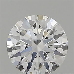 Picture of Natural Diamond 0.41 Carats, Round with Excellent Cut, E Color, VVS2 Clarity and Certified by GIA
